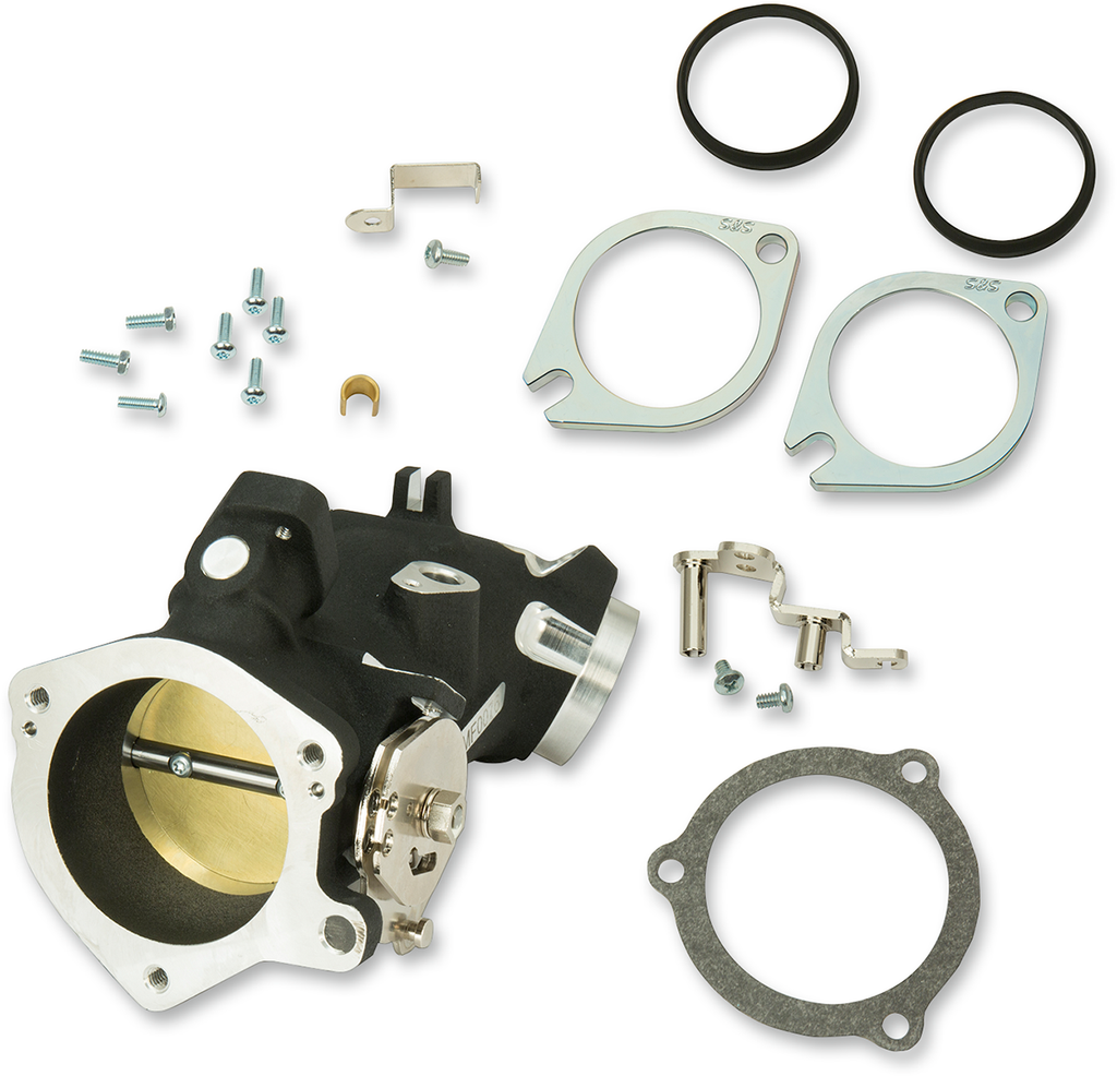 S&S CYCLE Throttle Hog Cable Operated Throttle Body Kit - Black - 58 mm 170-0346