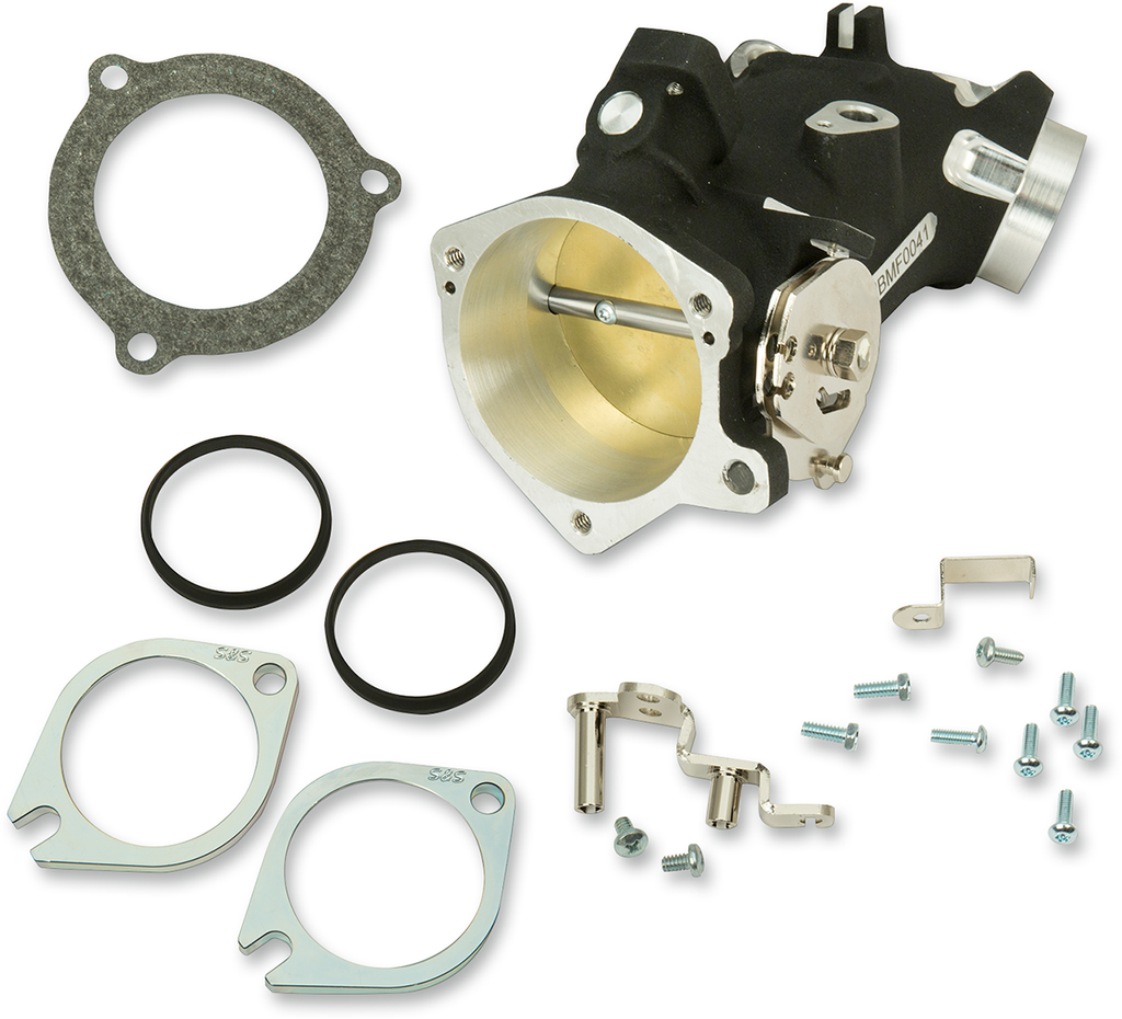 S&S CYCLE Throttle Hog Cable Operated Throttle Body Kit - Black - 66 mm 170-0349
