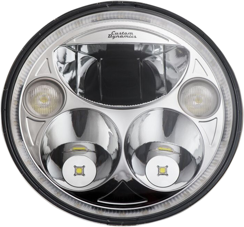 CUSTOM DYNAMICS 7" TruBEAM? Headlamp - Chrome - Chief CDTB-7-I-C