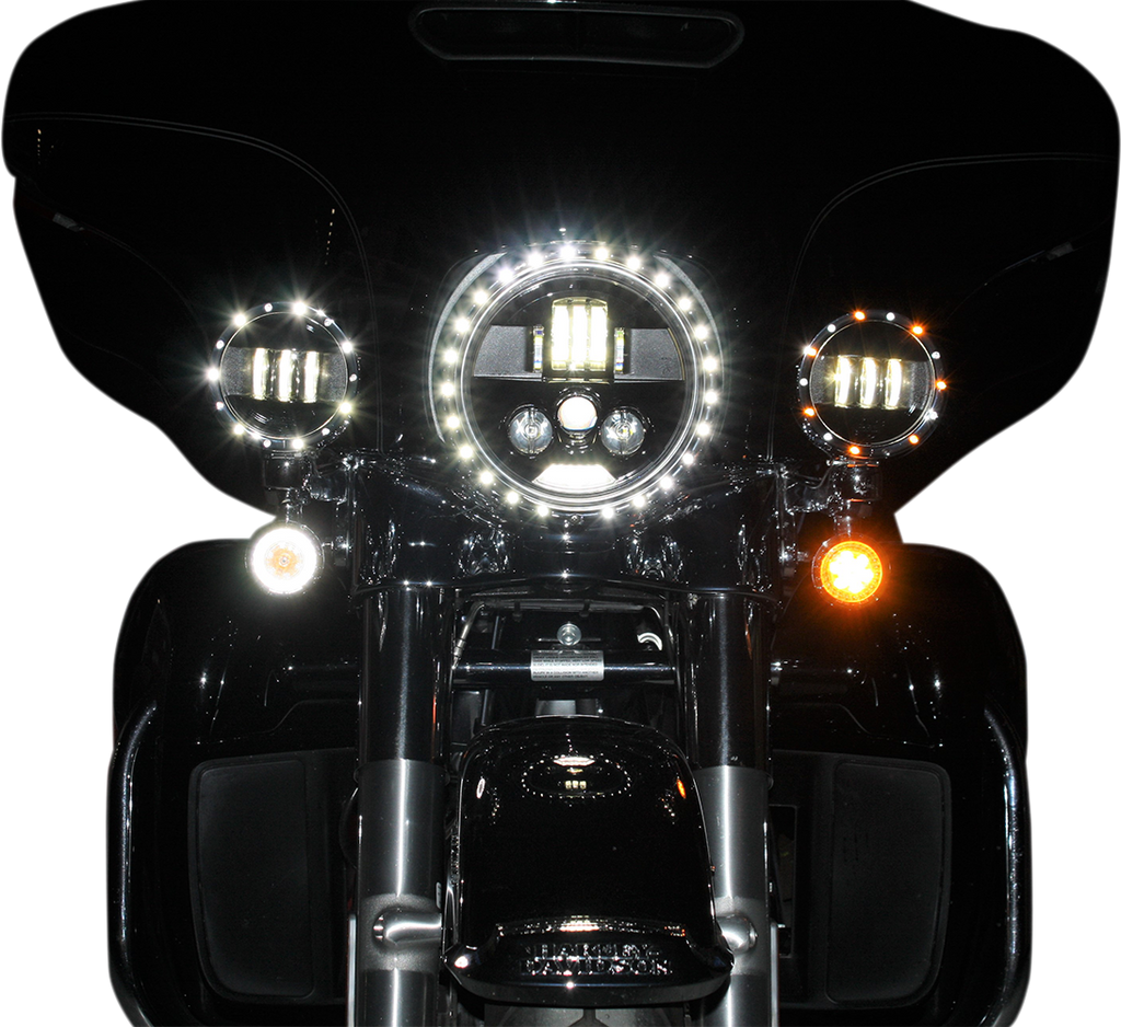 CUSTOM DYNAMICS ProBEAM LED Headlamp 7" - Black PB-7-B
