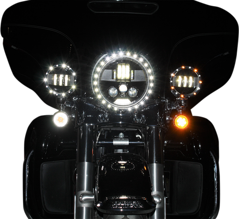 CUSTOM DYNAMICS ProBEAM LED Headlamp 7" - Black PB-7-B