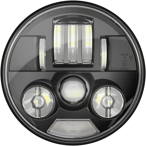 CUSTOM DYNAMICS 7" Probeam? LED Headlamp - Indian - Black PB-7-IND-B