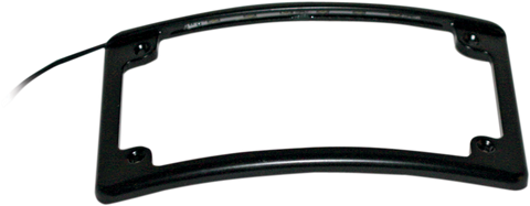 CUSTOM DYNAMICS LED License Plate Frame - Black LPF-RAD-B-LP