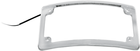 CUSTOM DYNAMICS LED License Plate Frame - Chrome LPF-RAD-C-LP