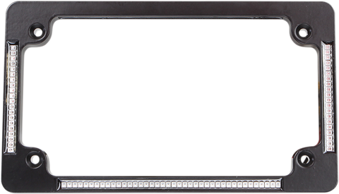 CUSTOM DYNAMICS License Plate Frame - Black TF04-B