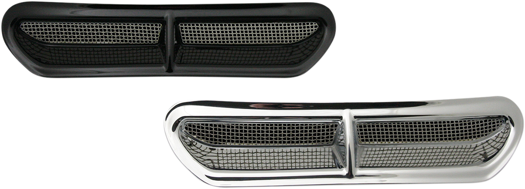 CUSTOM DYNAMICS Fairing Vent Cover - Chrome HD-VENT-INSER-C