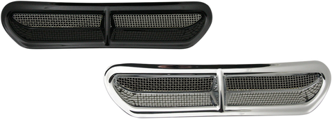 CUSTOM DYNAMICS Fairing Vent Cover - Black HD-VENT-INSER-B