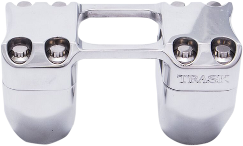 TRASK Risers - Assault - 2" x 1-1/4" - Chrome TM-8601-2CH