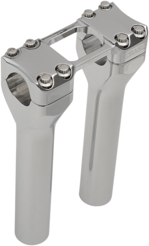TRASK Risers - Assault - 8" x 1-1/4" - Chrome TM-8601-8CH