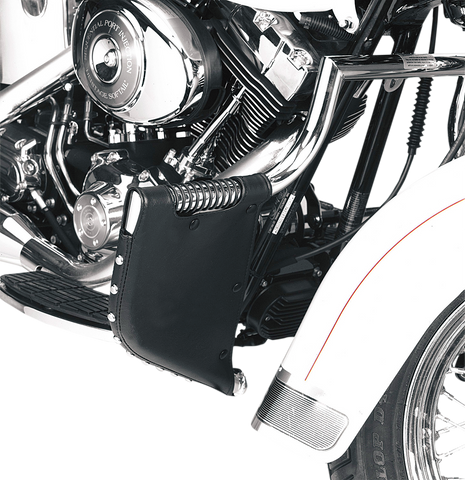 DRAG SPECIALTIES Studded Lower - Black - FLST 3550-0033