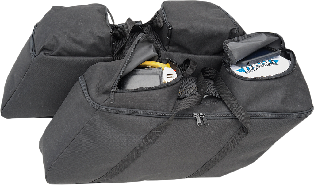 DRAG SPECIALTIES Saddlebag Liners - Black - FL '14-'22 3501-0942