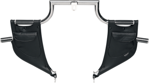 DRAG SPECIALTIES Plain Lower - Black - VTX1300 3550-0039