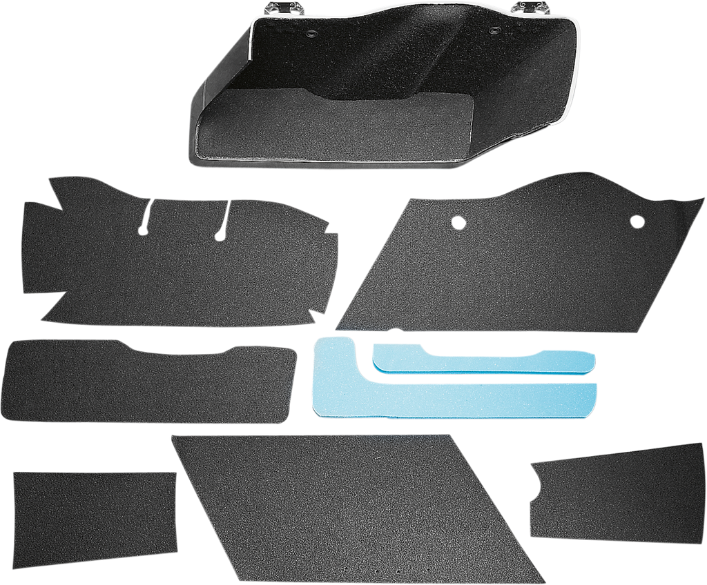 DRAG SPECIALTIES Saddlebag Lining Kit - Black - FL '93-'13 DS710116