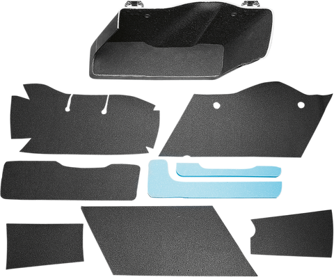 DRAG SPECIALTIES Saddlebag Lining Kit - Black - FL '93-'13 DS710116