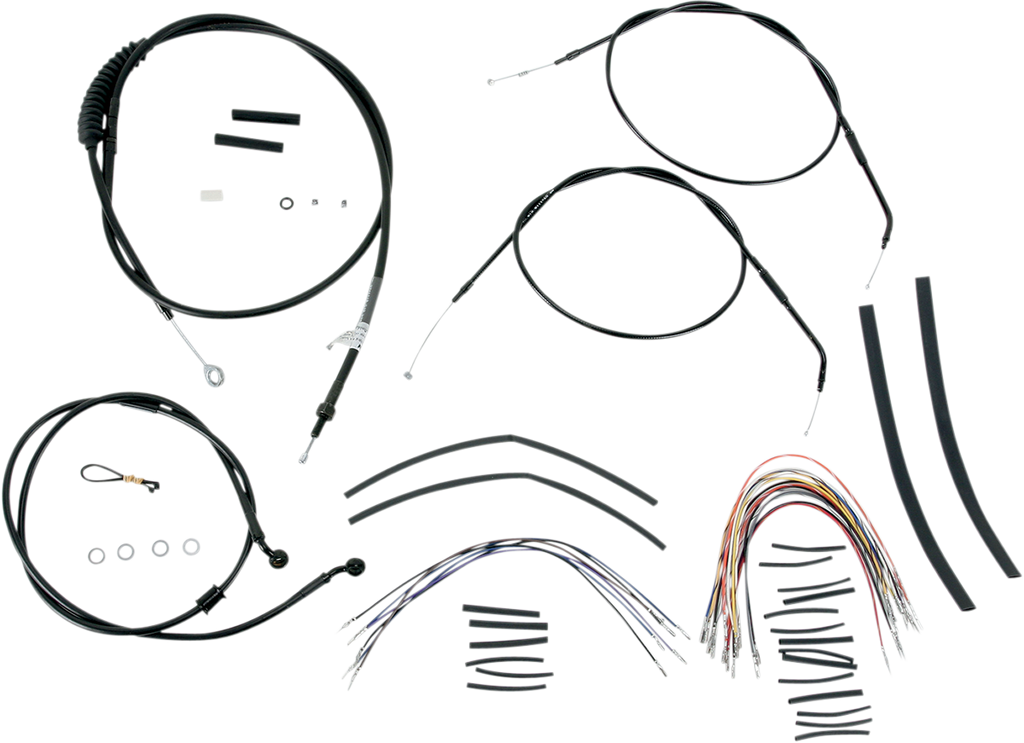 BURLY BRAND Control Kit - 14" Ape Hanger Handlebars B30-1004
