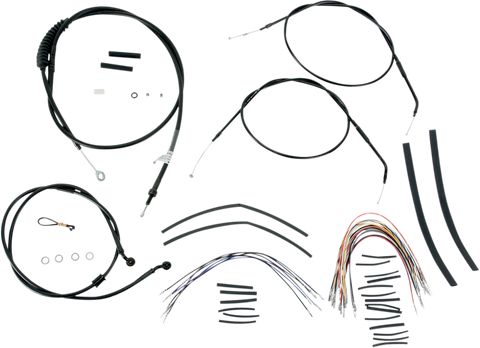 BURLY BRAND Control Kit - 14" Ape Hanger Handlebars B30-1004