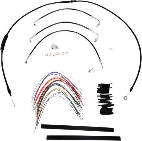 BURLY BRAND Control Kit - 13" Ape Hanger Handlebars B30-1032