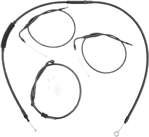 BURLY BRAND Handlebar Cable And Brake Line Kit - Clubman Handlebars B30-1099