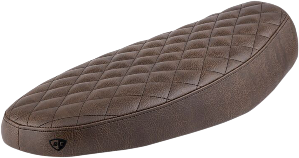 BRITISH CUSTOMS Slammer Seat - Diamond - Brown BC407-056-BR