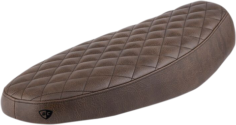 BRITISH CUSTOMS Slammer Seat - Diamond - Brown BC407-056-BR
