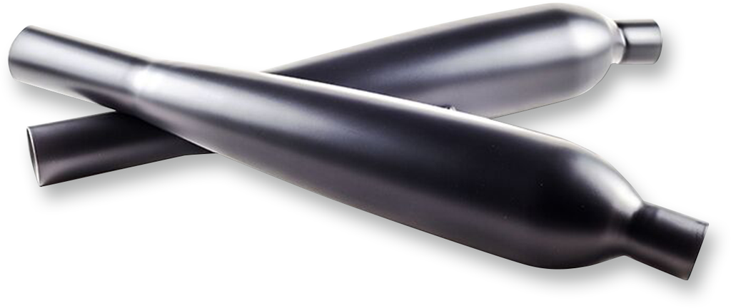 BRITISH CUSTOMS Sleeper Pro* Mufflers - Black BC902-120-B