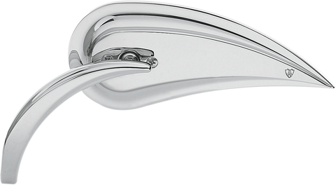 ARLEN NESS Rad III Mirror - Tear Drop - Chrome - Left 13-090