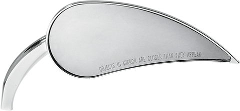 ARLEN NESS Rad III Mirror - Tear Drop - Chrome - Right 13-091