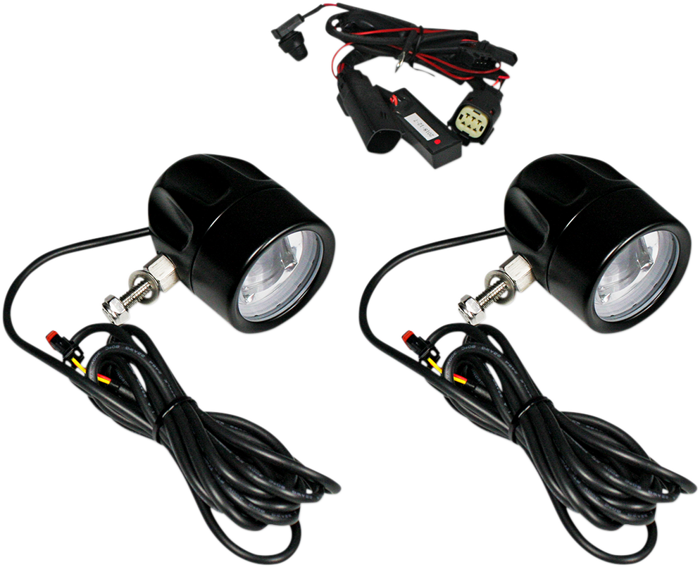 CUSTOM DYNAMICS LED Fog Light - SS6 - Black PB-FOG-SS6-B