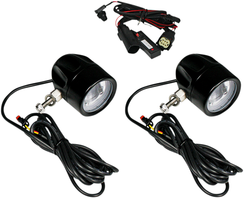 CUSTOM DYNAMICS LED Fog Light - SS6 - Black PB-FOG-SS6-B