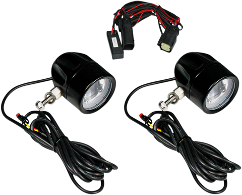 CUSTOM DYNAMICS LED Fog Light - SS8 - Black PB-FOG-SS8-B