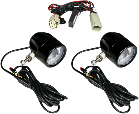 CUSTOM DYNAMICS LED Fog Light - Trike - Black PB-FOG-TKE-B