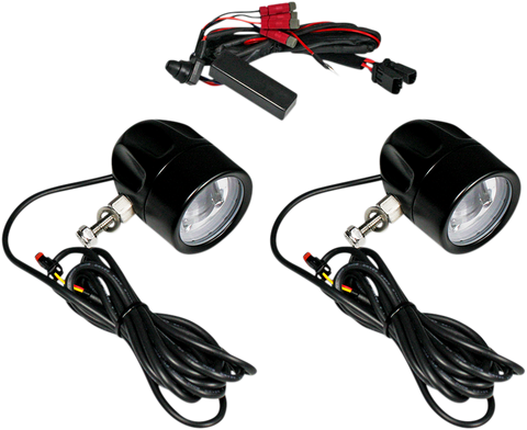 CUSTOM DYNAMICS LED Fog Light - Universal - Black PB-FOG-UNV-B