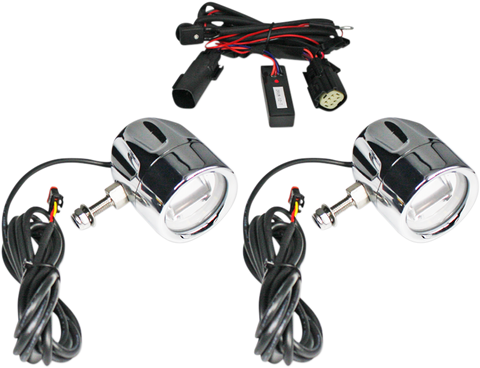 CUSTOM DYNAMICS LED Fog Light - Universal - Chrome PB-FOG-UNV-C