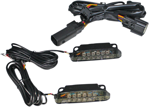 CUSTOM DYNAMICS Luggage Rack Light Bar - Smoke CD-LR-10-S