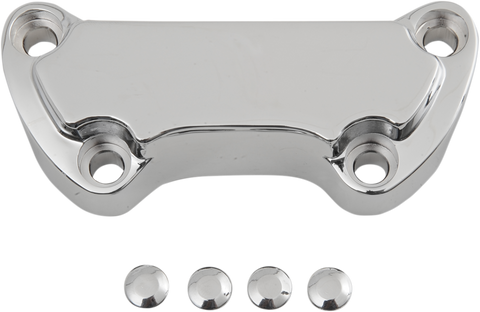 DRAG SPECIALTIES Handlebar Clamp - Scalloped 03-0107SPC