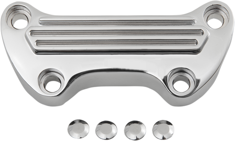 DRAG SPECIALTIES Handlebar Clamp - Finned 03-0106