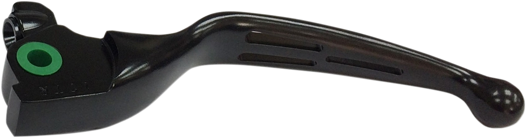 DRAG SPECIALTIES Clutch Lever - Wide Blade - Slotted - Black H07-0604MB-C