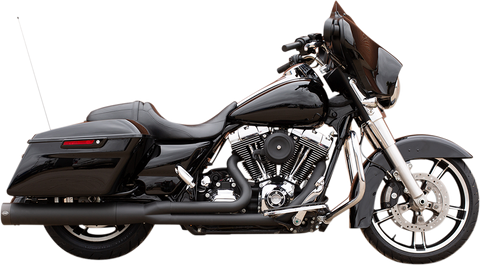S&S CYCLE 2-into-1 Exhaust for '95-'16 FL - Black 550-0777