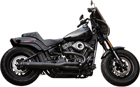 S&S CYCLE Super Street 2:1 Exhaust System - Black 550-0788