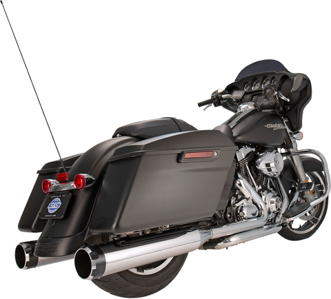 S&S CYCLE 4.5" Mufflers - Chrome with Black Thruster 550-0619