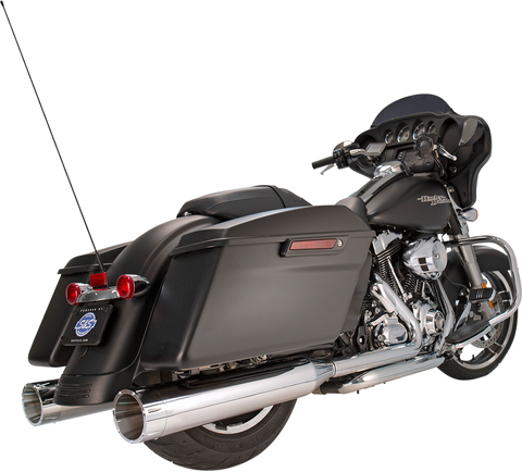 S&S CYCLE 4.5" Mufflers - Chrome with Chrome Tracer 550-0624