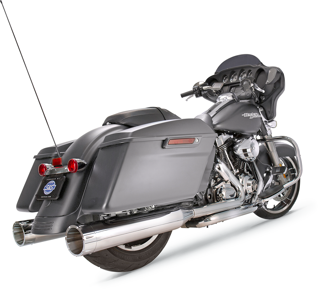 S&S CYCLE Mufflers - Chrome - Chrome Tracer 550-0669