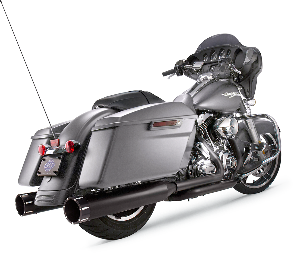 S&S CYCLE Mufflers - Black - Black Tracer 550-0670