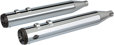 S&S CYCLE Grand National Mufflers - Chrome 550-0689