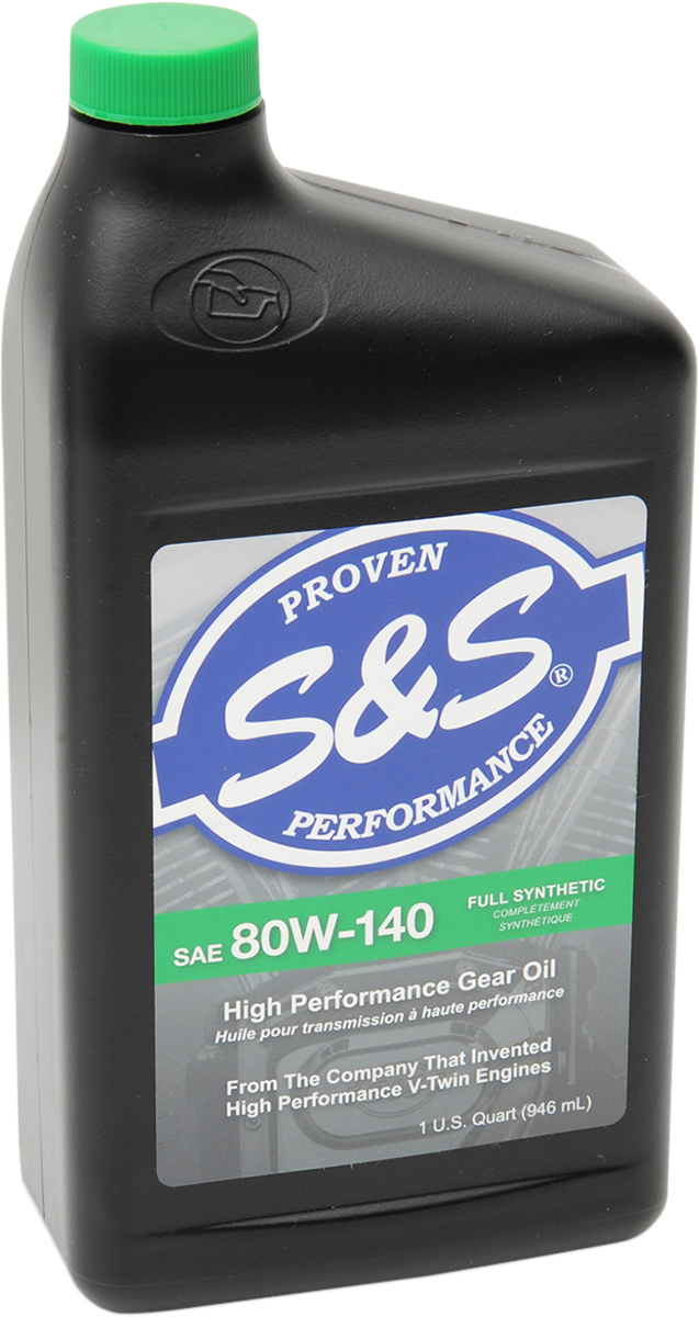 S&S CYCLE Synthetic Gear Oil - 80W-140 - 1 U.S. quart 153756