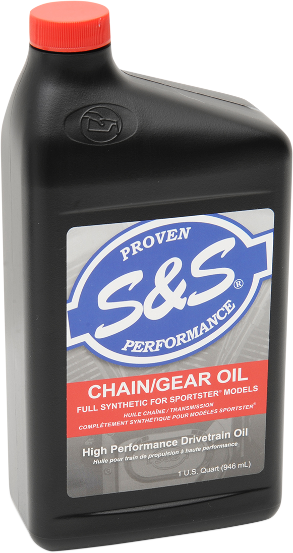 S&S CYCLE Synthetic Chain/Gear Oil - 1 U.S. quart 153763