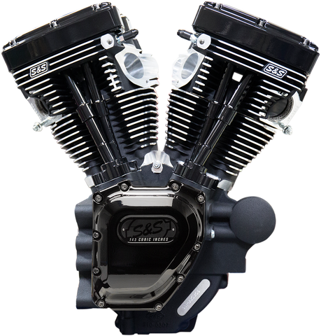S&S CYCLE T143 Long Block Engine - Black - Dyna 310-0901A