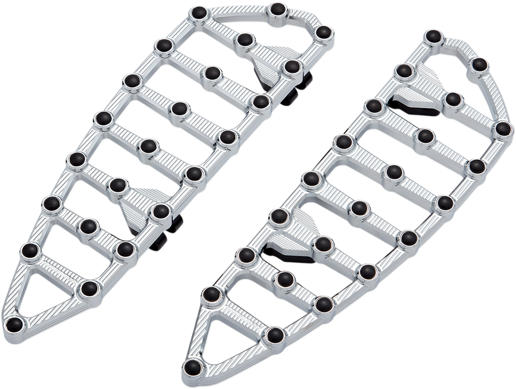 ARLEN NESS MX Driver Floorboards - Chrome 06-890