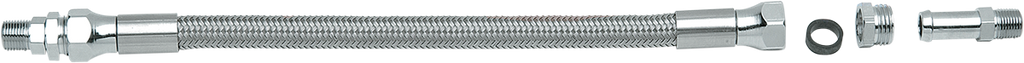 DRAG SPECIALTIES Universal Oil Line - Stainless Steel - 24" 624