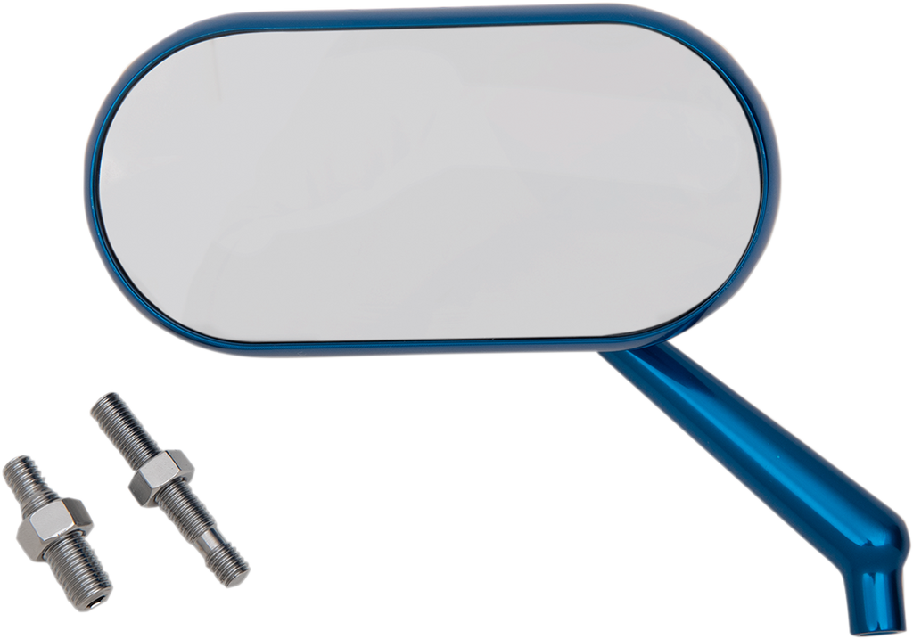 ARLEN NESS Mirror - Side View - Oval - Blue - Left 13-174